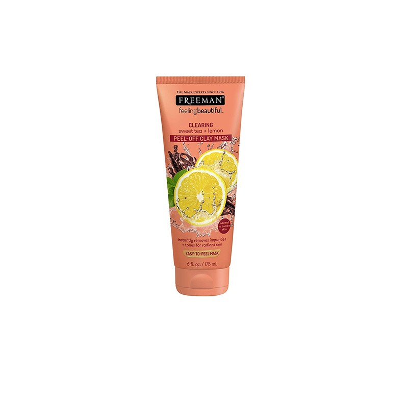 Freeman Clearing Sweet Tea + Lemon Peel-Off Clay Mask
