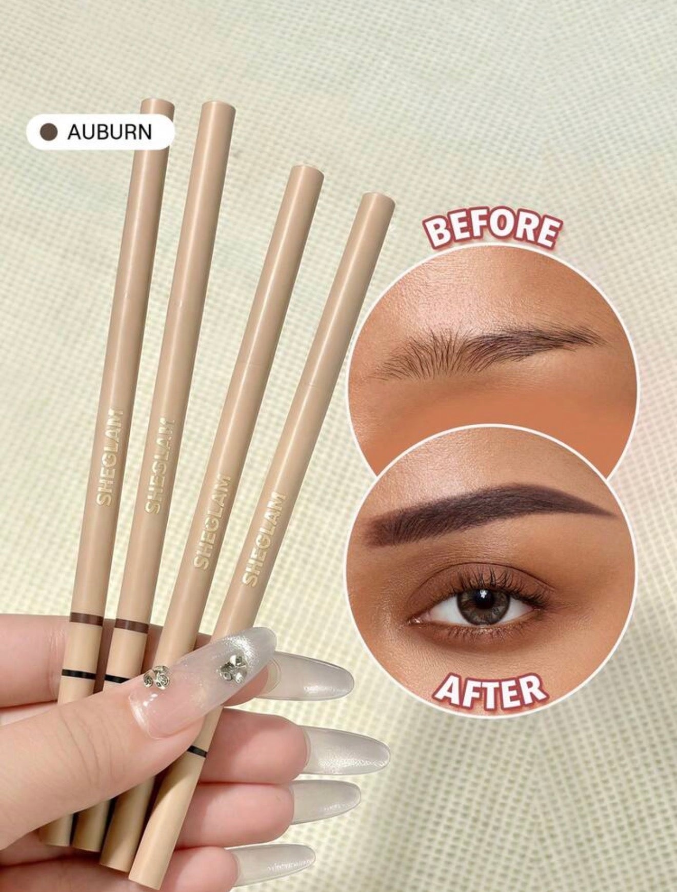 SHEGLAM Insta-Fill Crayon à
Sourcils-Dark Brown