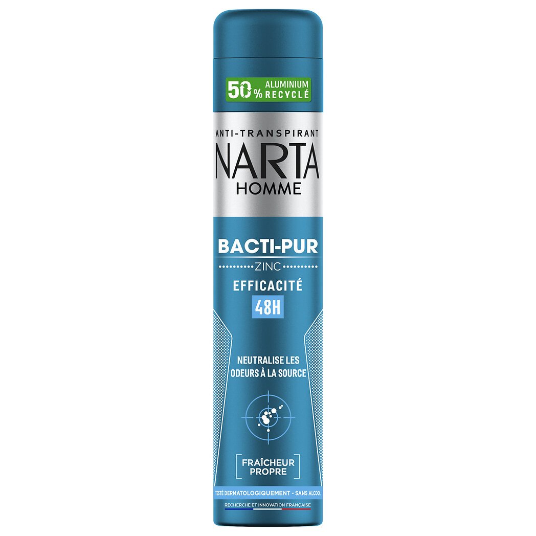 Narta Homme Bacti-Pur Zinc Déodorant 200 ml