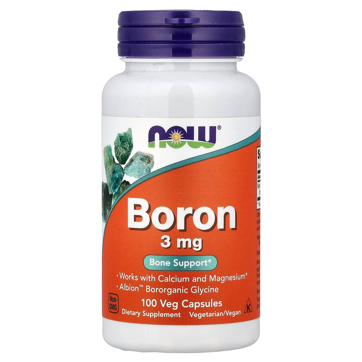 NOW Foods Bore 3 mg – 100 Gélules