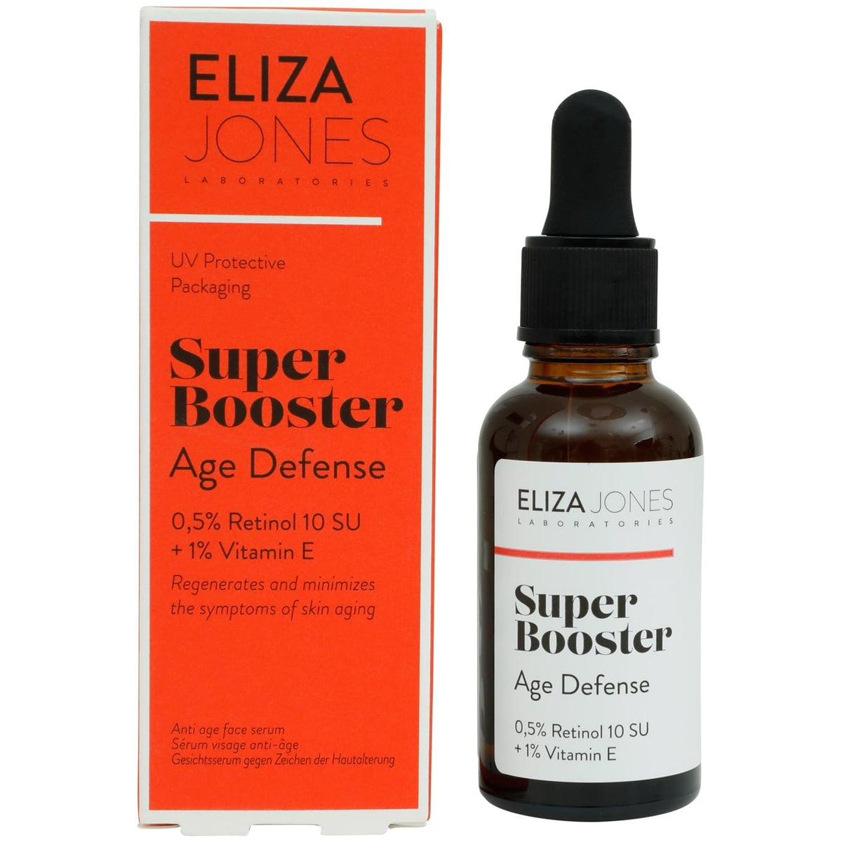 Eliza Jones Super Booster Sérum Rétinol 0,5 % + Vitamine E 1 % 30 ml