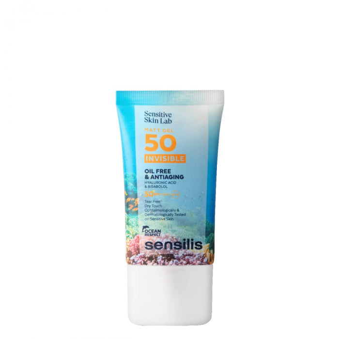 Sensilis Invisible Matt Gel SPF50 Peaux Sensibles 40 ml