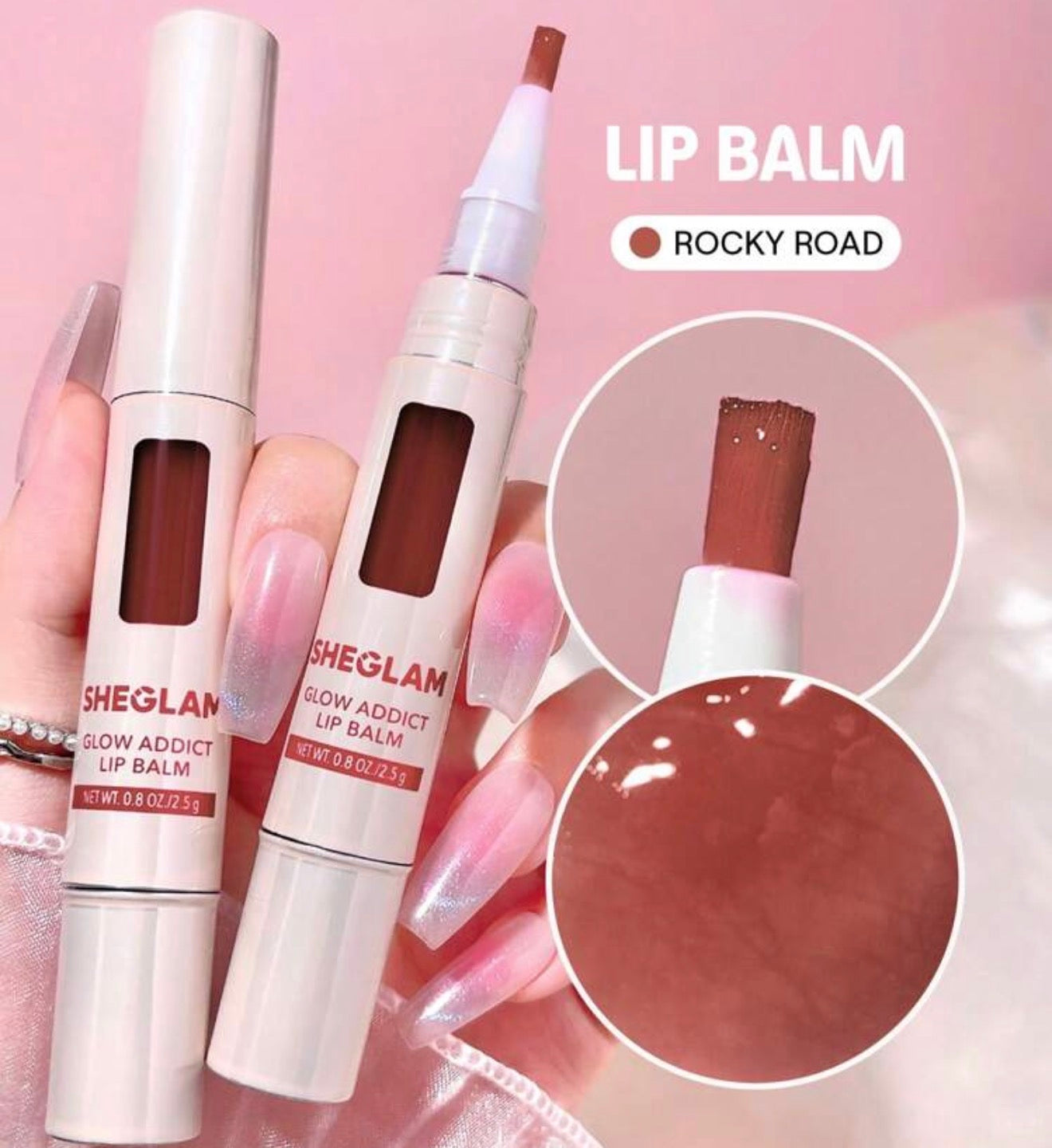 SHEGLAM Glow Addict Baume à LèVres ROCKY ROAD