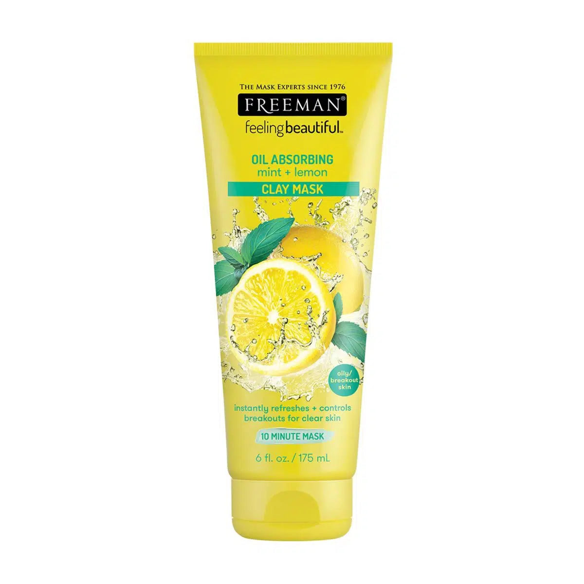 Freeman Oil Absorbing Mint + Lemon Clay Mask