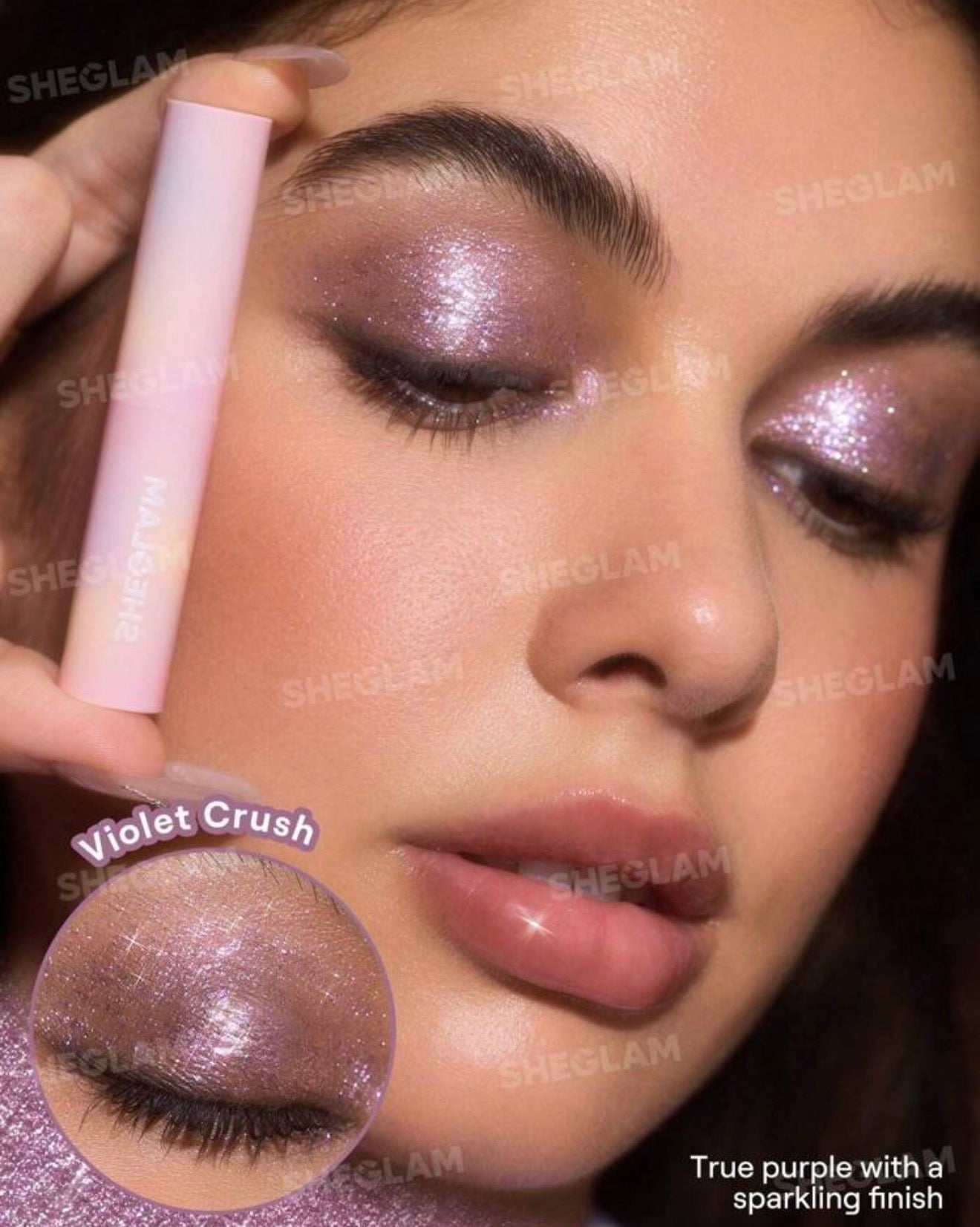 SHEGLAM Crystal Jelly BâTon
Illuminateur-Violet Crush