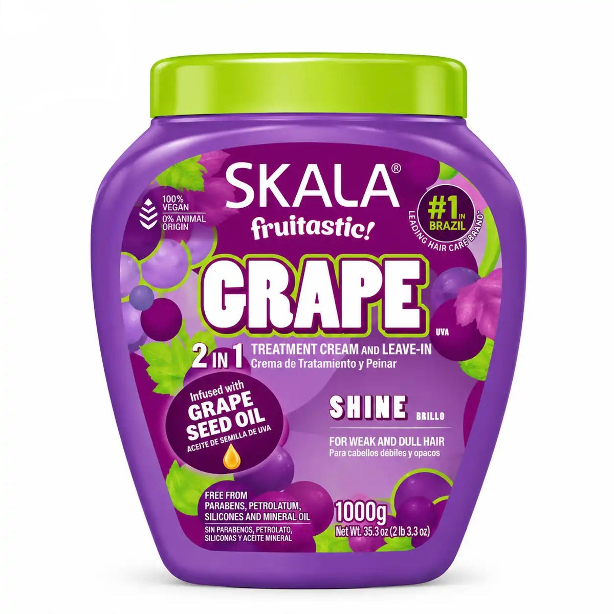 SKALA FRUITASTIC RAISIN 1000G CRÈME DE SOIN & LEAVE-IN 2 EN 1