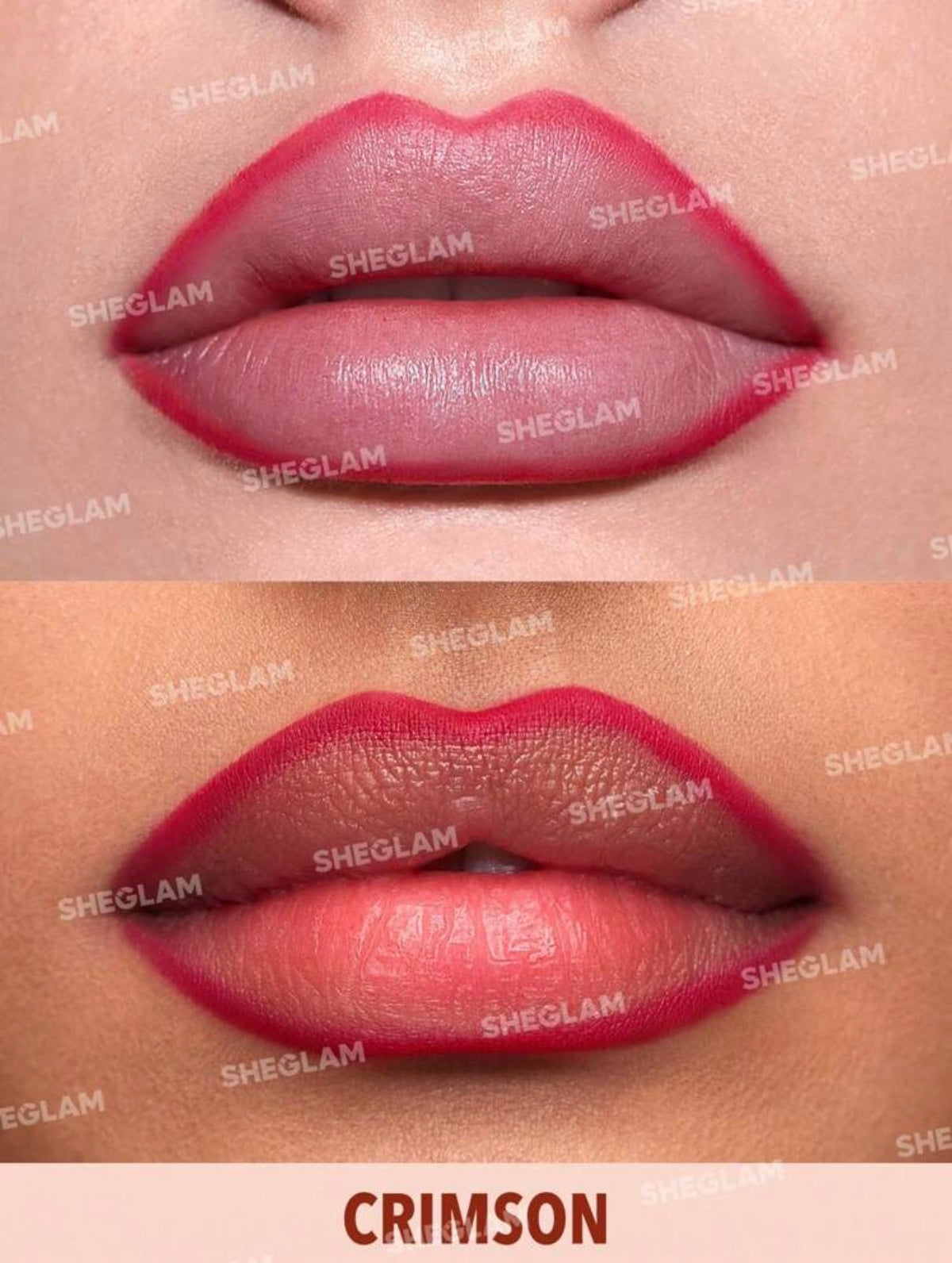 SHEGLAM Lip Facts Crayon à Lèvres – Crimson
