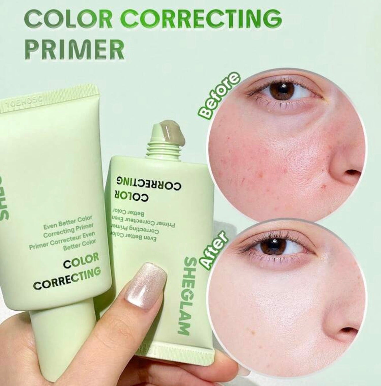 SHEGLAM Even Better Base
Correctrice De Couleur-Green