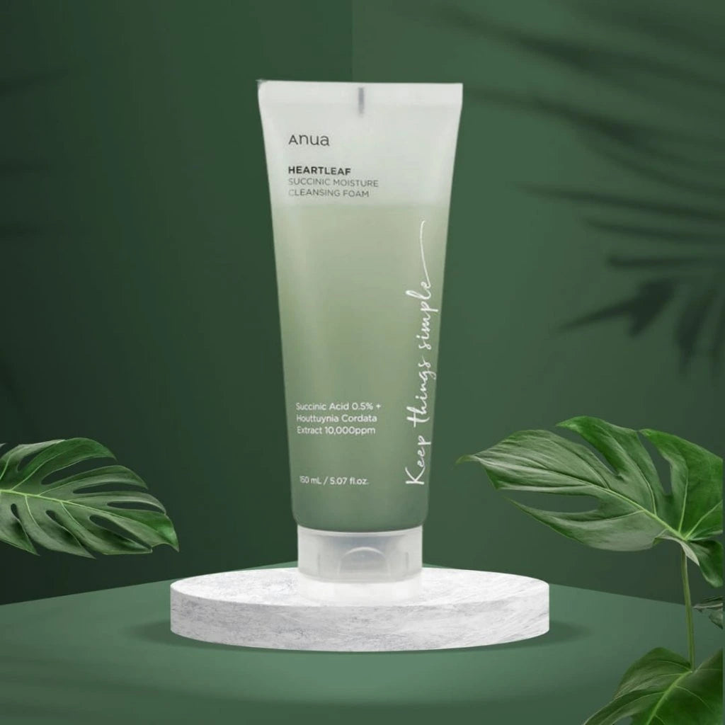 Anua Heartleaf Succinic Moisture Cleansing Foam 150 ml