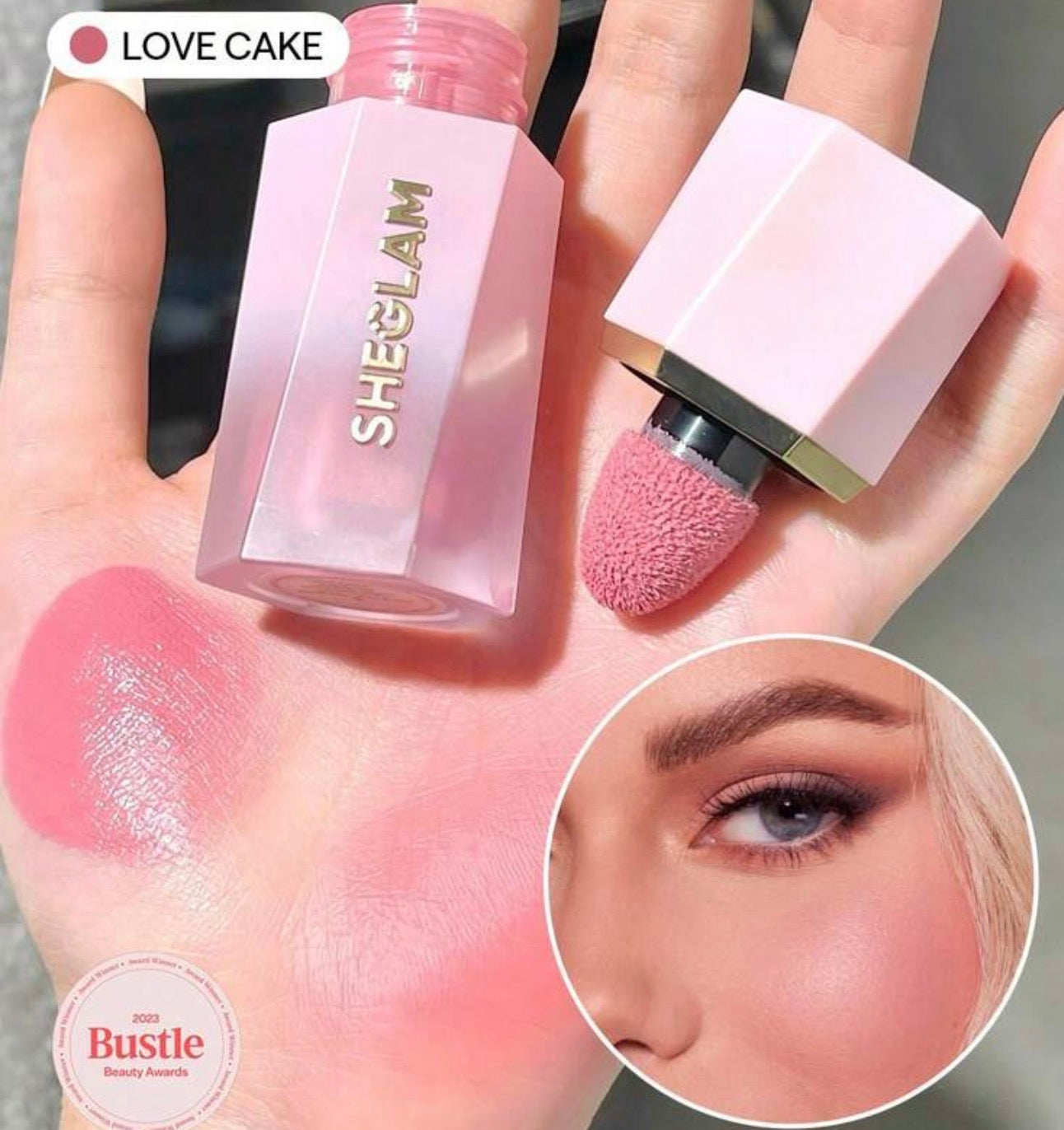 SHEGLAM Color Bloom Blush
Liquide Fini Mat-Love Cake
