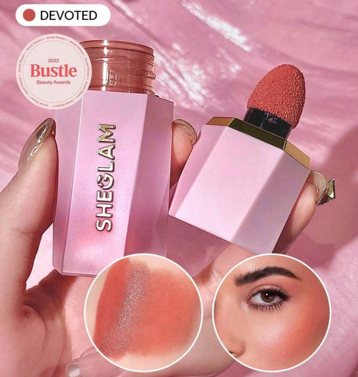 SHEGLAM Color Bloom Blush
Liquide Fini Mat-Devoted