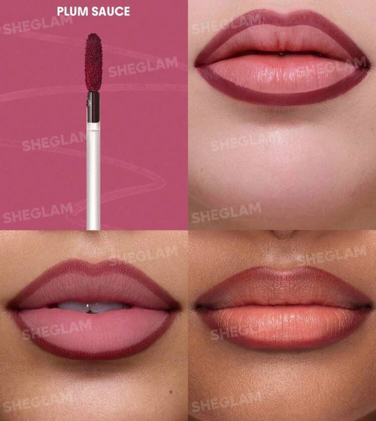 SHEGLAM Fall In Line Crayon à Lèvres Détachable Teinté – Plum Sauce