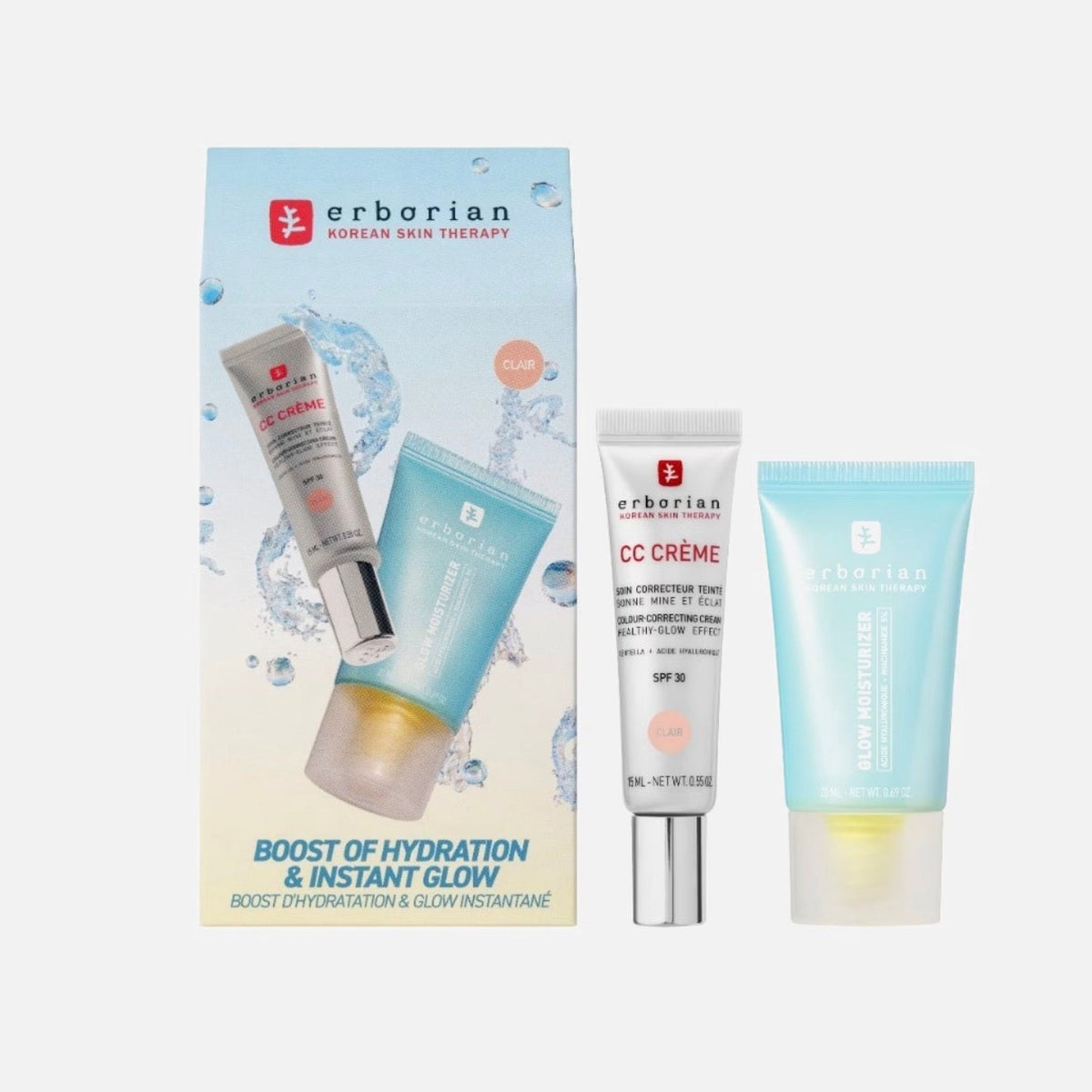 Erborian Boost of Hydration & Instant Glow Coffret Clair