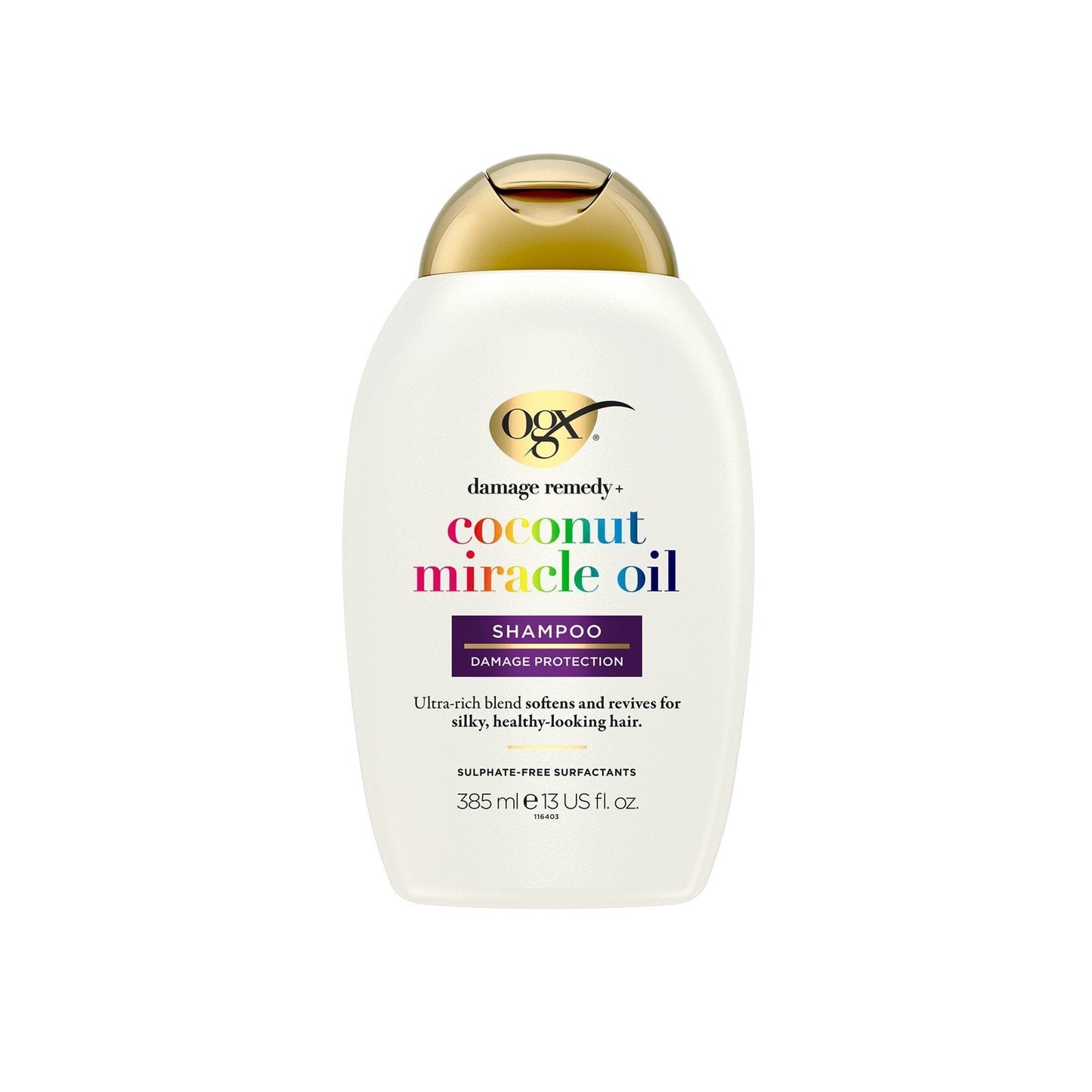 OGX DAMAGE REMEDY+ COCONUT MIRACLE OIL SHAMPOO