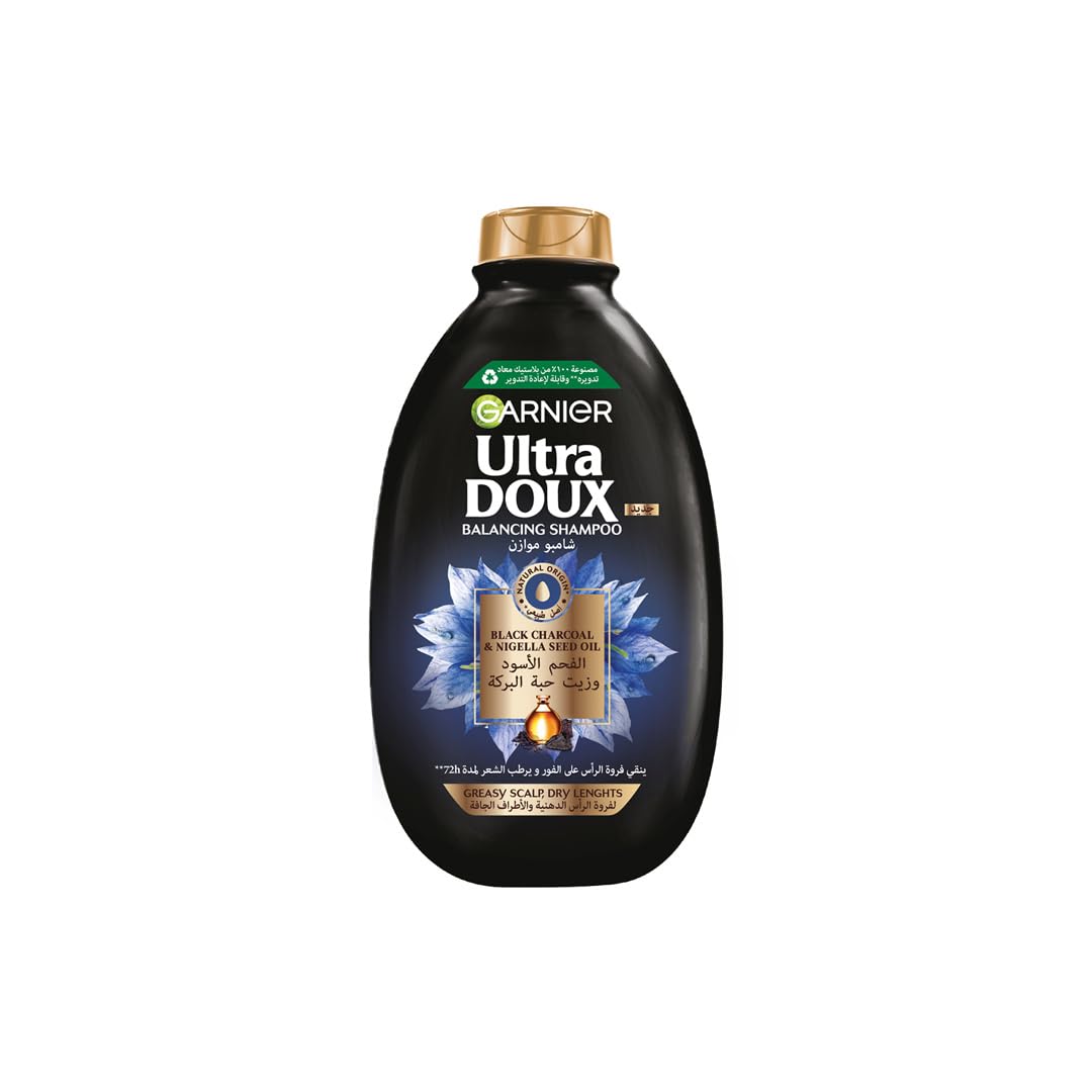 Garnier Ultra Doux Shampooing Charbon & Nigelle – 400 ml