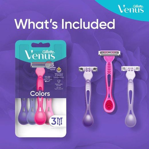 Gillette Simply Venus 3 Plus Rasoirs Jetables – x3