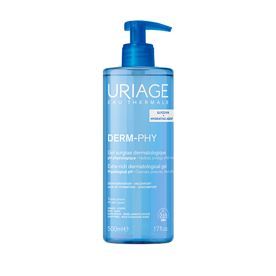 URIAGE DERM-PHY GEL SURGRAS DERMATOLOGIQUE EXTRA-RICH 500ML