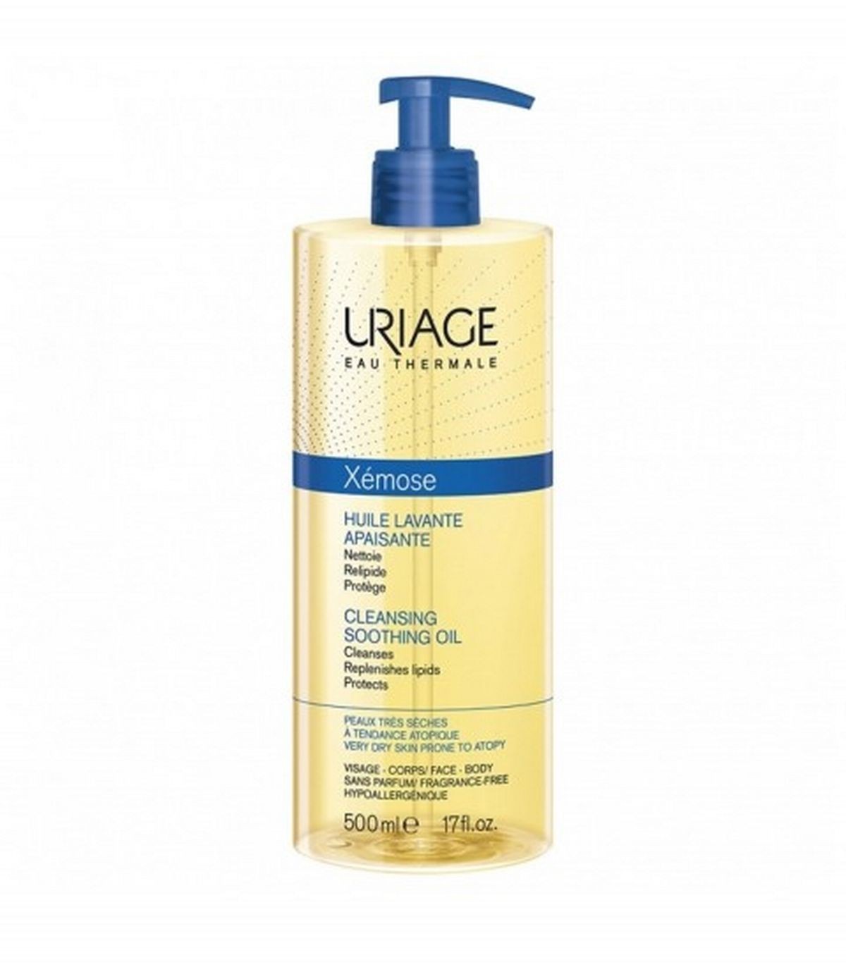 URIAGE XÉMOSE HUILE LAVANTE APAISANTE CLEANSING SOOTHING OIL _500ML
