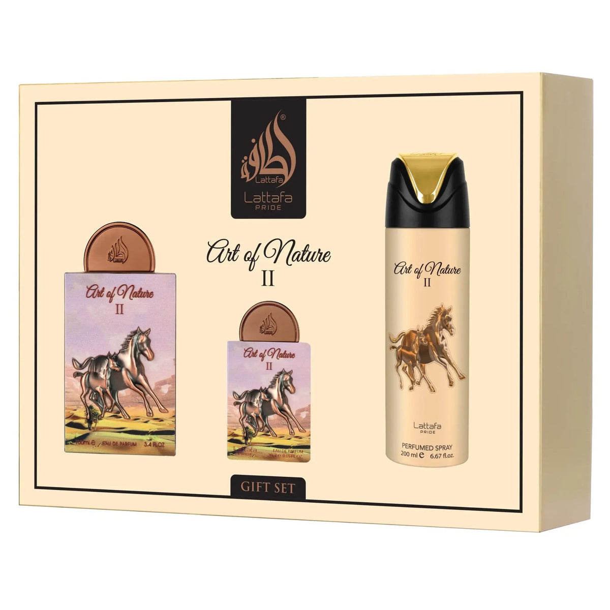 Lattafa Art of Nature II Coffret 3 pièces