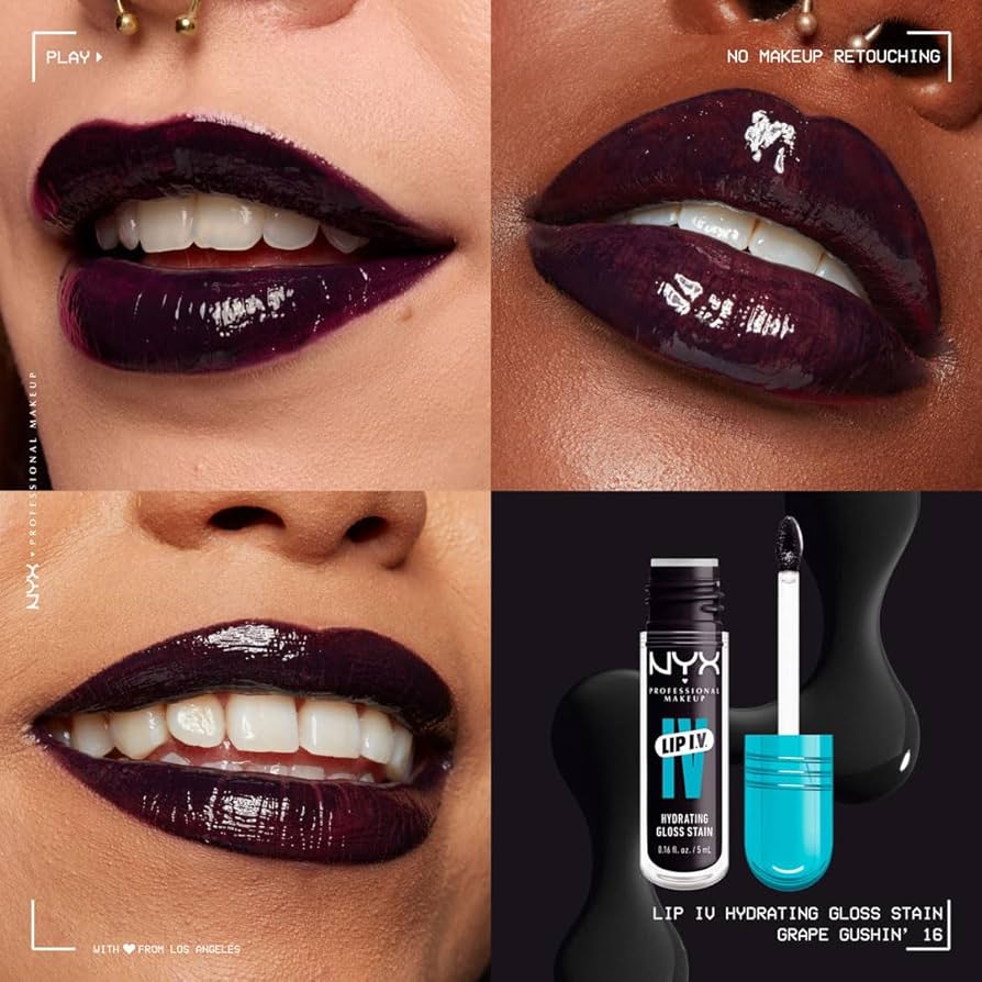 NYX LIP IV GLOSS (16 GRAPE GUSHIN)