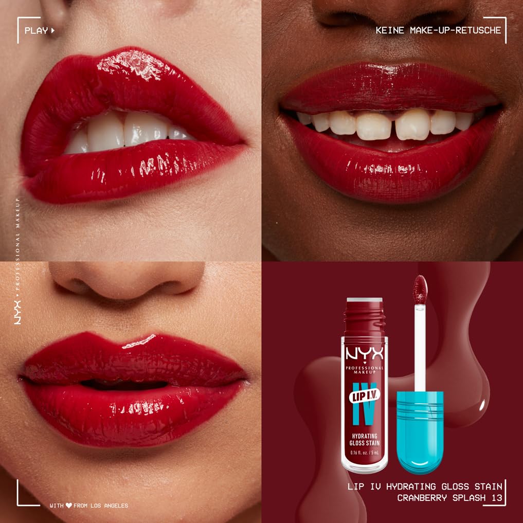 NYX LIP IV GLOSS (13 CRANBERRY SPLASH)