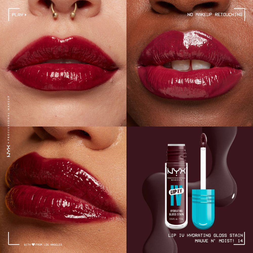 NYX LIP IV GLOSS (14 MAUVE N MOIST)