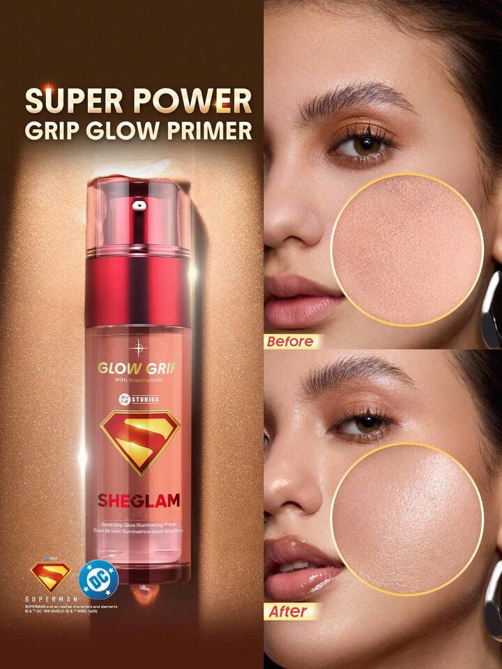 SHEGLAM PRIMER GLOW GRIP ROUGE