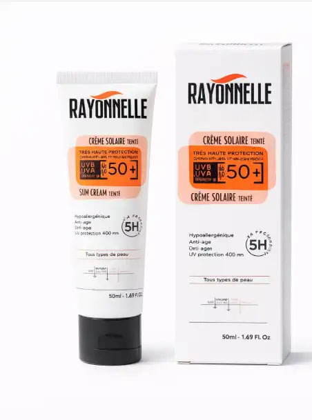 RAYONNELLE CREME SOLAIRE TEINTEE SPF 50+