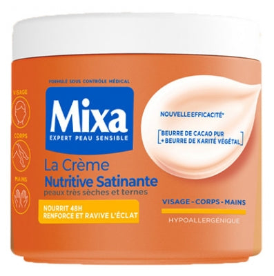 Mixa La Crème Nutritive Satinante 400 ml