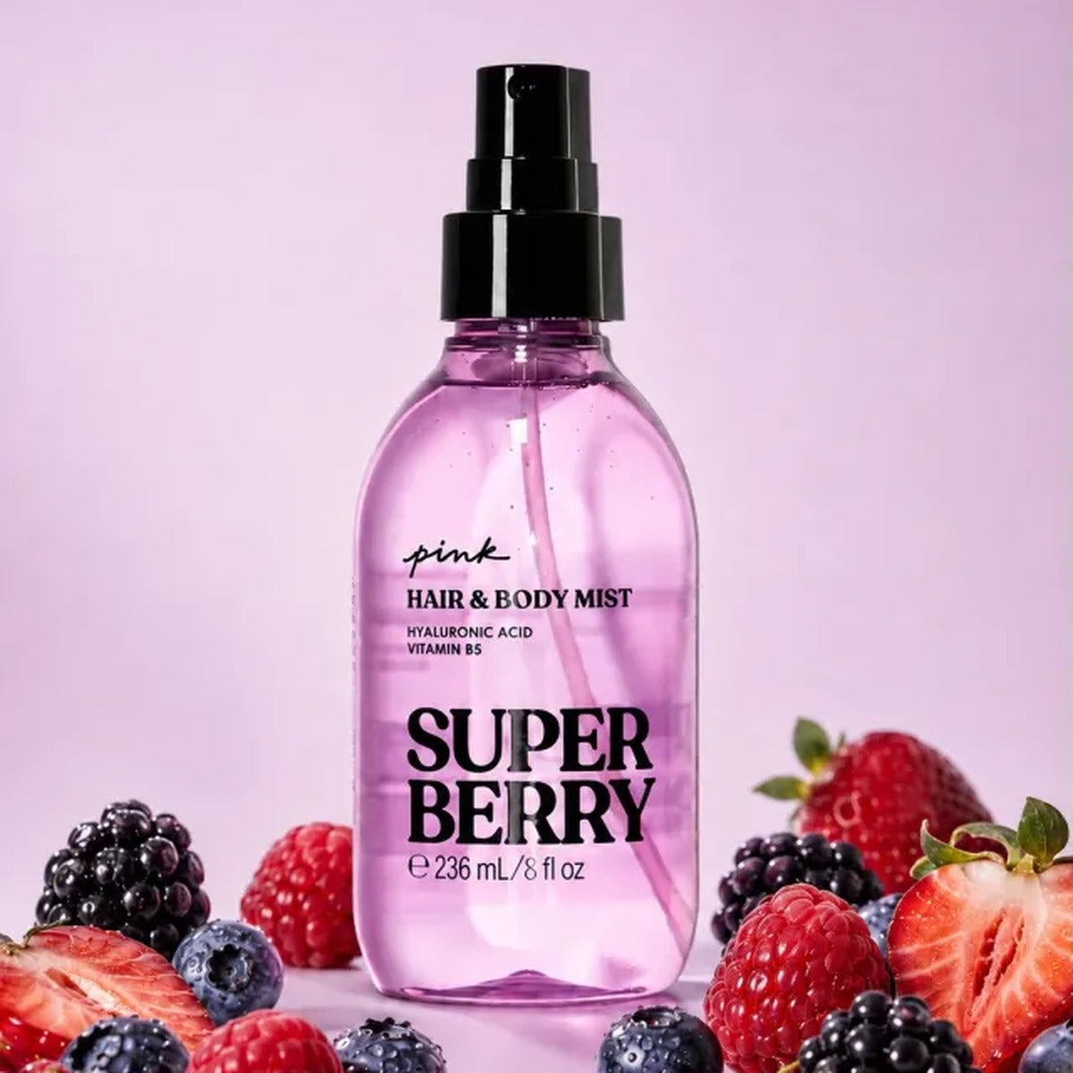 Victoria's Secret PINK Hair & Body Mist Super Berry 236 ml