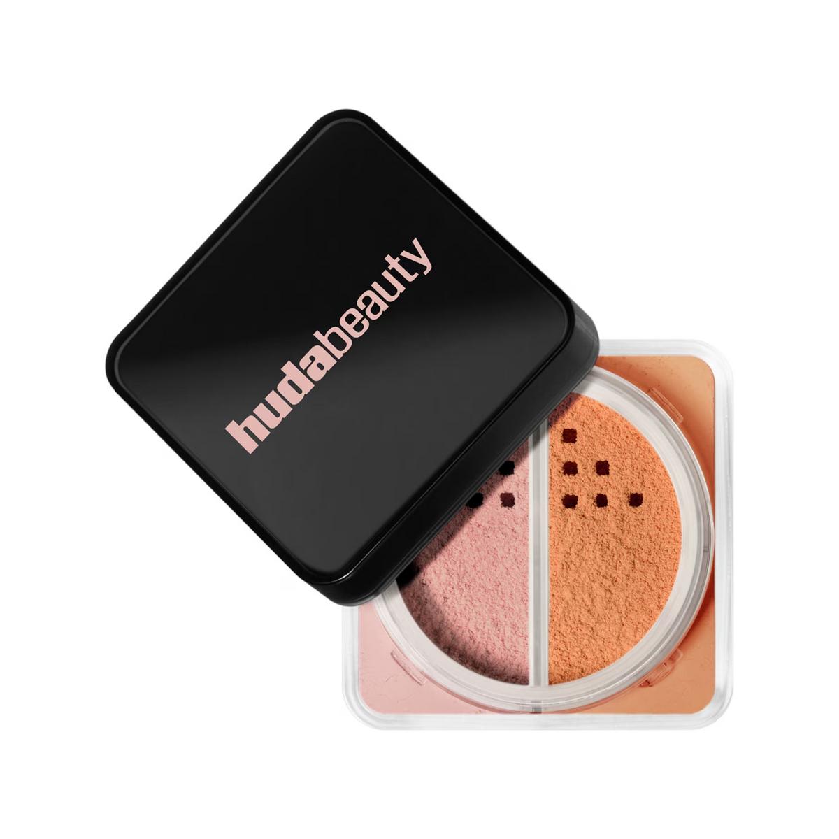Huda Beauty Easy Bake Loose Powder Duo Pink Pumpkin