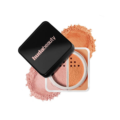 Huda Beauty Easy Bake Loose Powder Duo Pink Pumpkin