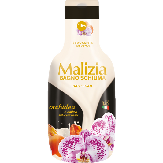 Malizia Gel Douche Orchidée et Ambre 1 L