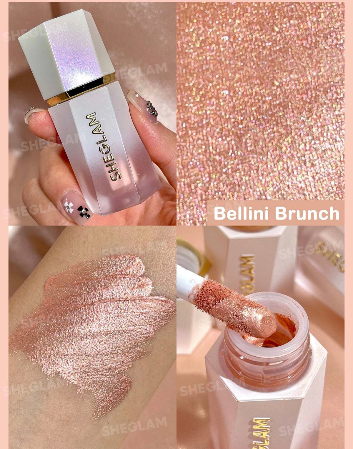 SHEGLAM Enlumineur liquide Glow Bloom-BELLINI BRUNCH