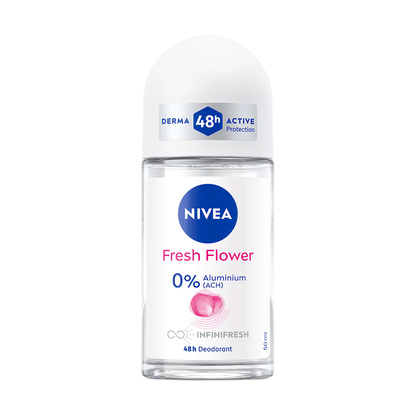 Nivea Fresh Flower Roll-On – 50 ml