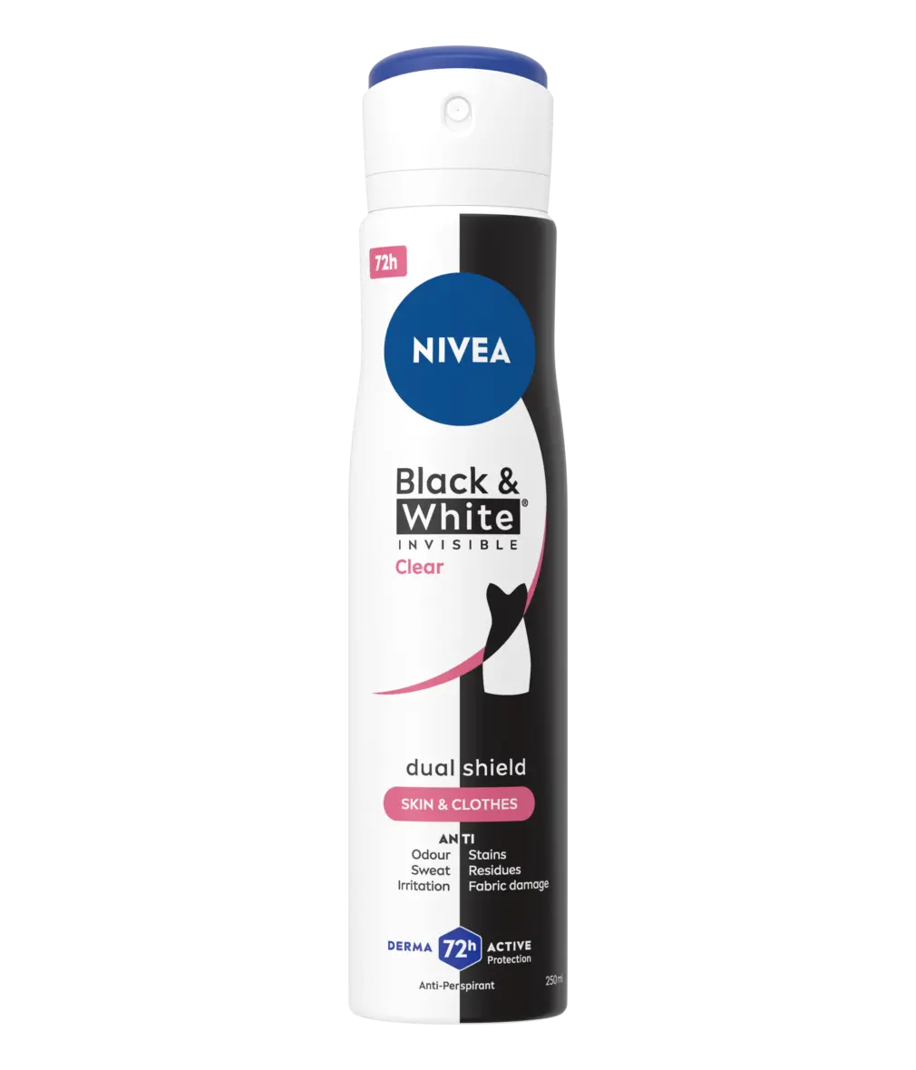 Nivea Black & White Invisible Clear Déodorant 150 ml