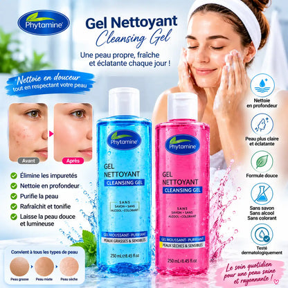 Phytamine Gel Nettoyant Peaux Mixtes A Grasses Visage 250 Ml