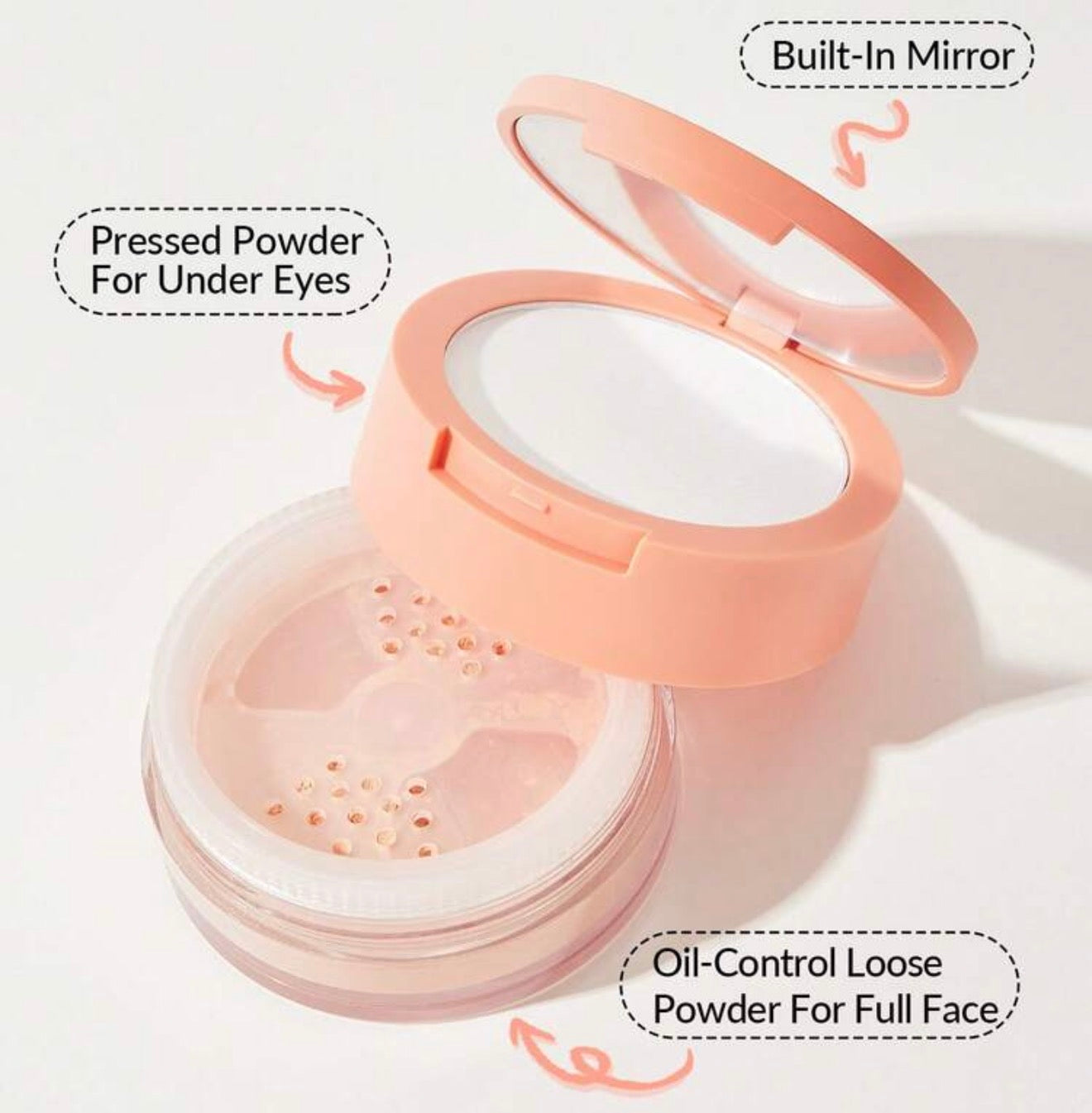 SHEGLAM Insta-Ready Duo
Poudre Fixatrice Visage & Anti-Cernes-Translucent