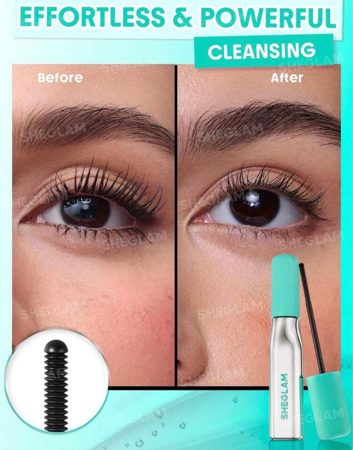 SHEGLAM Duo de mascara et de
rehausseur de cils Mark & Melt