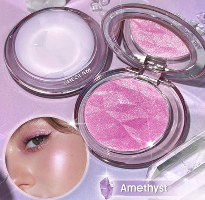 SHEGLAM Crystal Intentions High Vibration Blush Enlumineur – Amethyst