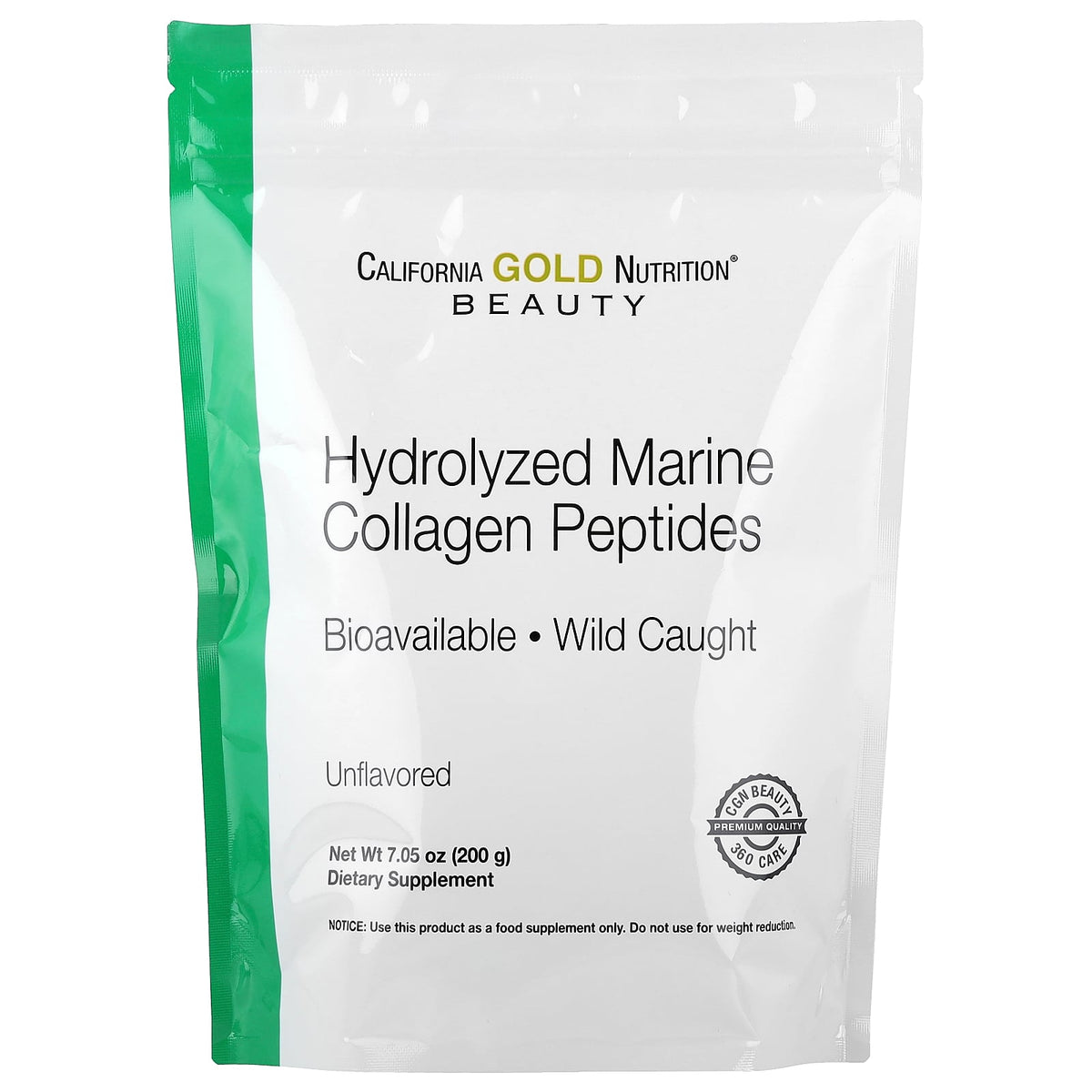 California Gold Nutrition Collagène Marin Hydrolysé Neutre 200 g