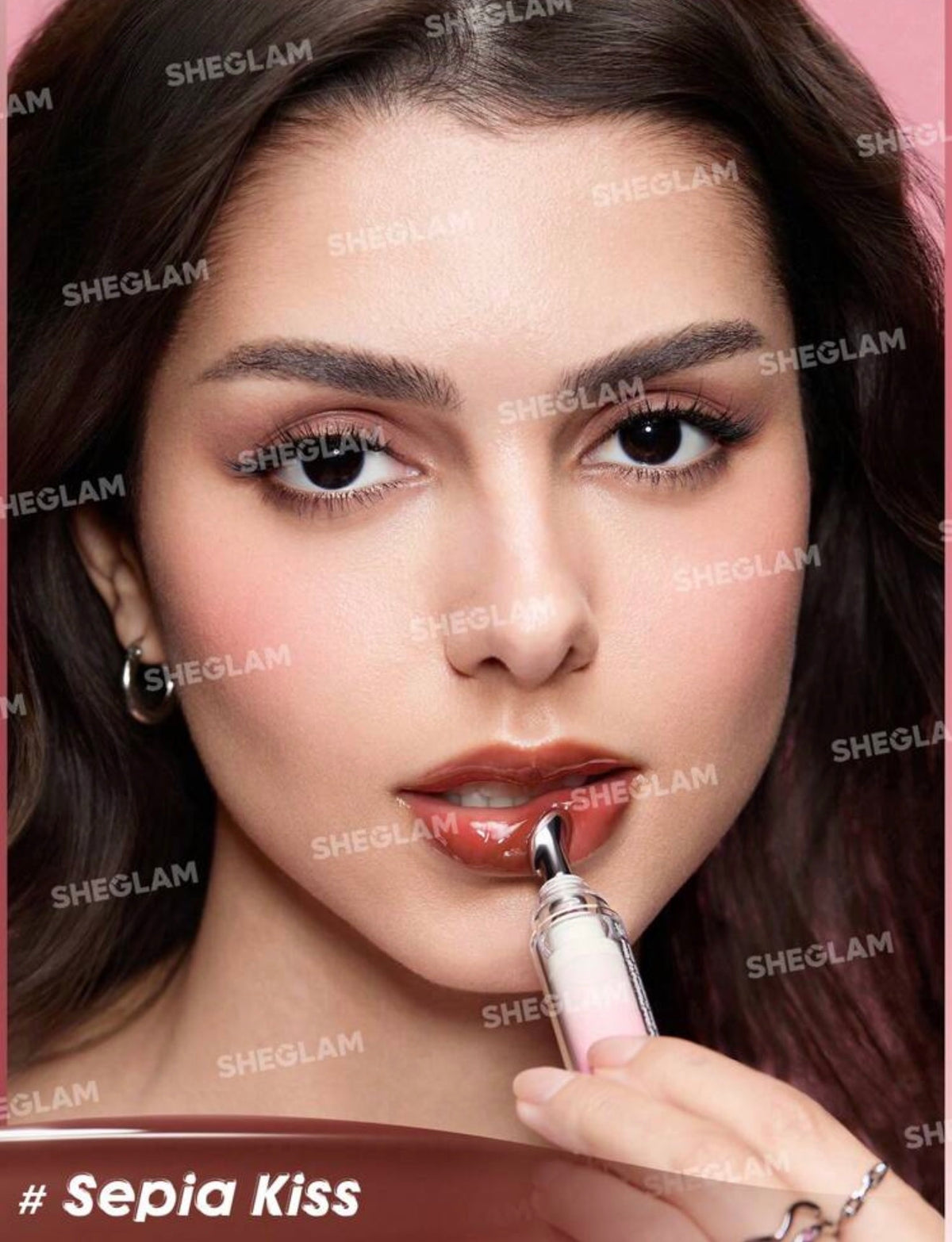SHEGLAM Booster Shine Gloss à Lèvres Repulpant – Sepia Kiss