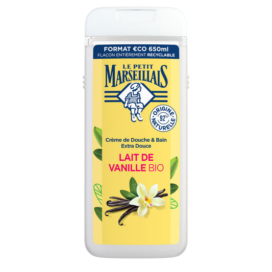 Le Petit Marseillais Gel Douche Lait de Vanille 650 ml