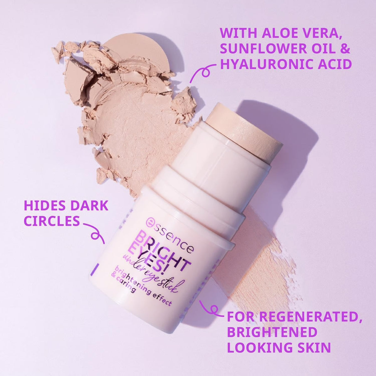 UNDER EYE STICK BRIGHT EYES 01 Soft Rose ESSENCE