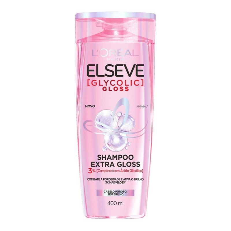 Elseve Glycolic Gloss Shampooing 400 ml