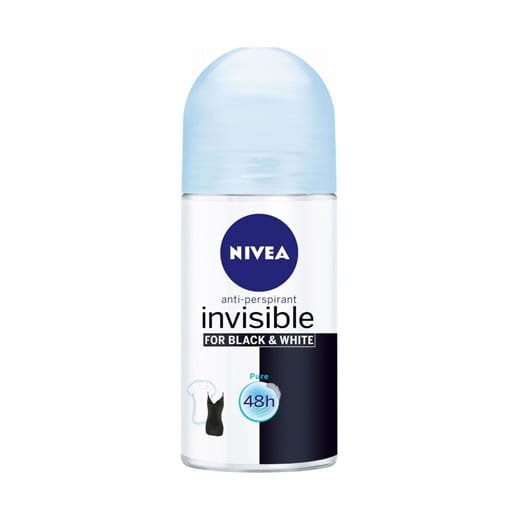 Nivea Black & White Invisible Pure Roll-On – 50 ml