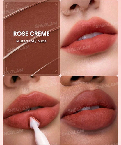 SHEGLAM Marshmallow Puff Stylo à Lèvres Flou – 212 Rose Creme