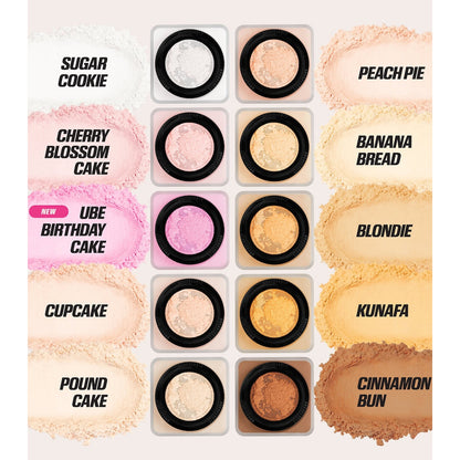 Huda Beauty Easy Bake Loose Powder Ube Birthday Cake