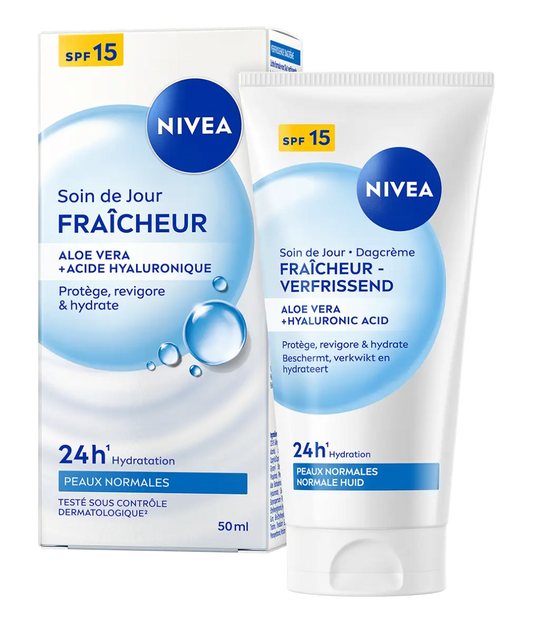 Nivea Soin de Jour Hydratant 24h SPF 15 Peaux Normales 50 ml