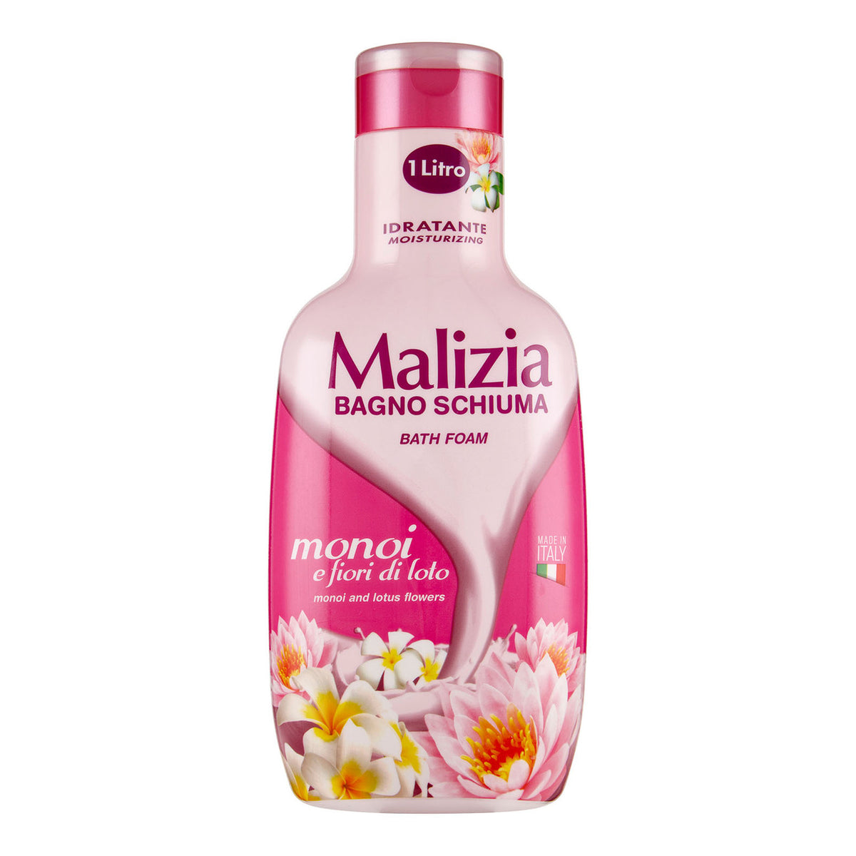 Malizia Gel Douche Monoï Fleur de Lotus 1 L